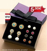 Conjuntos de pendientes Ebony